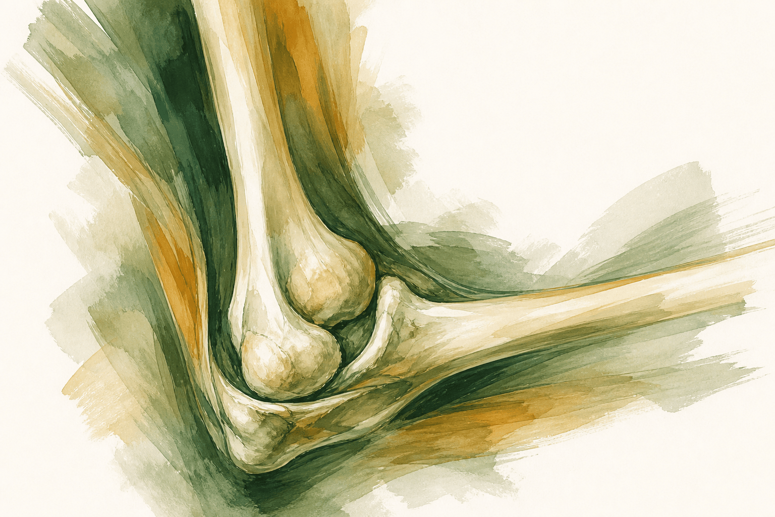 Illustration of the elbow joint